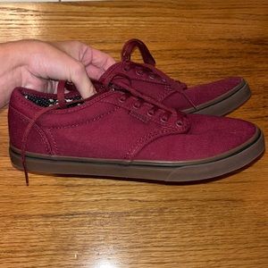 Maroon Vans